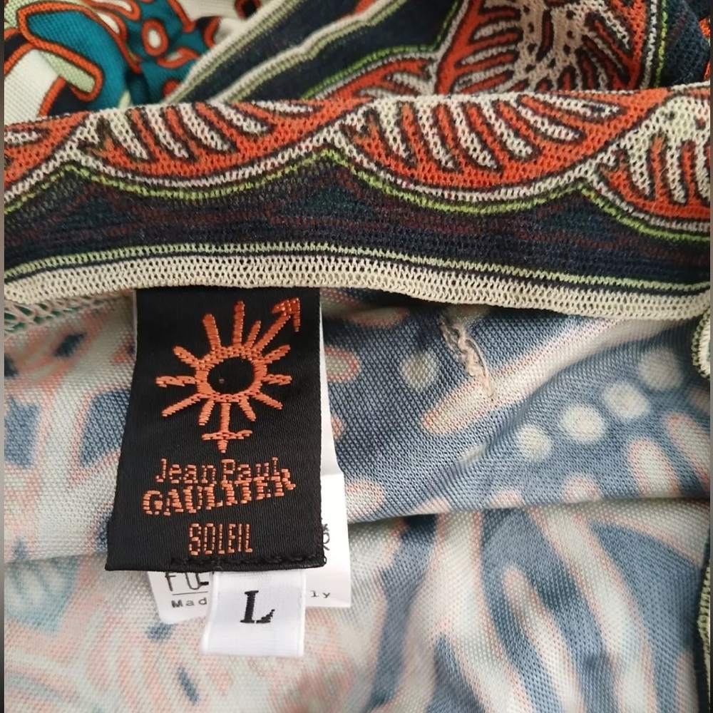 Vintage Jean Paul Gaultier Soleil Kimono Style Blouse, Multi, Size Large, EUC - Picture 10 of 10
